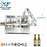 Nouvelle ligne de production complète de mise en bouteille de bière Peak, équipement de mise en bouteille de bière pour une ligne de mise en bouteille de bière complète, projet clé en main