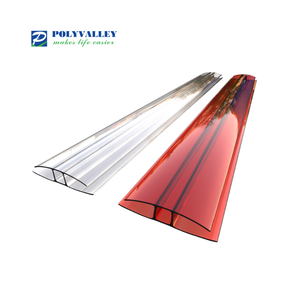 Connexion de feuille de polycarbonate de connexion de profil de feuille de polycarbonate de profil de H - Product Image 3