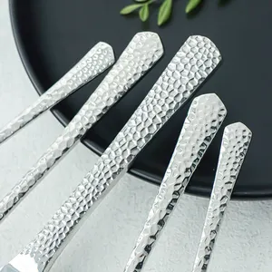 Cao cấp thấp moq Vàng Flatware Set Wedding dao kéo thép không gỉ đen Champagne Bạc cho nhà hàng