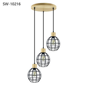 Lampada a Sospensione Nordica Minimalista per Tavolo da Pranzo, Lampadario per Sala da Pranzo in Legno Stile Nordico - Product Image 6