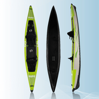 Kayak gonflable tendance BOIERTO 2023, canoë en drop stitch, bateau à assise surélevée, kayak portable pour la pêche et les loisirs