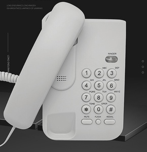Chine Téléphone filaire bon marché Téléphone mural simple, fonctionnement sans batterie, lumière d'appel entrant - Product Image 6