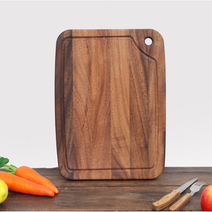 <b>Wooden</b> Cutting Board Rectangle Multifunction Kitchen Chopping <b>Block</b> With Sink Double Sided - Product Image 5