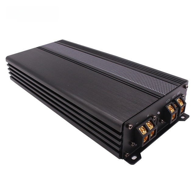 Manufacturer Wholesale 12V 1200W Digital Car Amplifier High Power Class D Single Channel Mono for Car Audio Modification