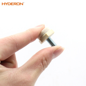 ขาปรับระดับเฟอร์นิเจอร์ไฮเดอรอน ฐานหกเหลี่ยม แผ่นรองสักหลาด ปรับระดับโต๊ะเก้าอี้ - Product Image 5