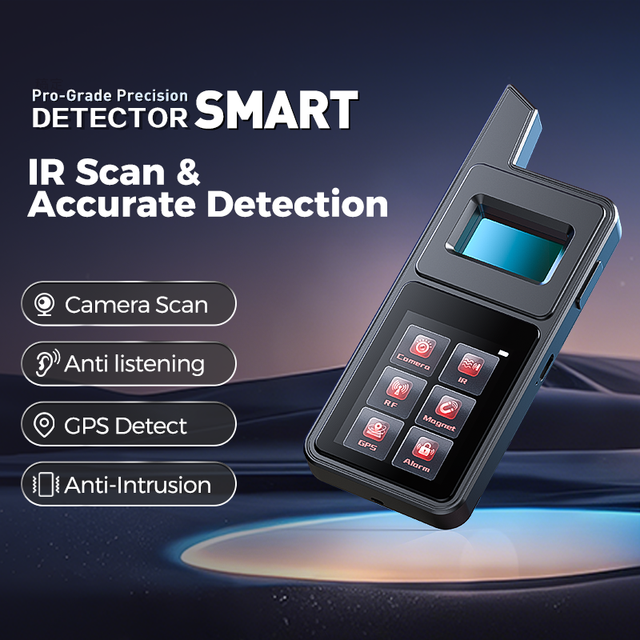 Handheld signal Hidden Camera Detector and Wireless Camera Finder Camera Intelligent Infrared Anti Peeping and Anti spy Detector