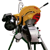 Scie à découper les profilés en aluminium pour cadres de fenêtres et de portes, table rotative de précision à 45 degrés, double tension, lame dentée de 6 m