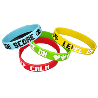 Bracelet en silicone Videoname Party, idéal pour les joueurs, hommes et femmes, pour les fêtes d'anniversaire, bracelet en silicone pour jeux