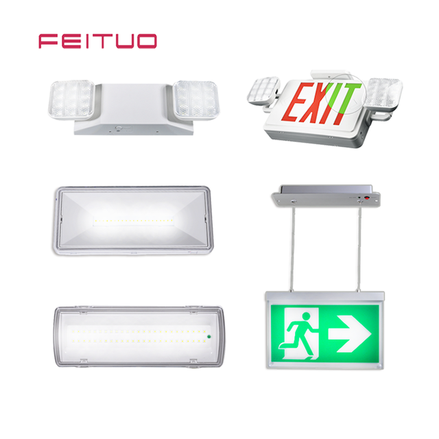 FEITUO Waterproof Luminaires LE515-21 Wall Mounted LED Emergency Bulkhead Light for Corridor Staircase and Industrial Safety Use