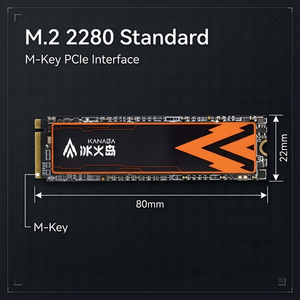 KANAGA Interne SSD M.2 2280 NVMe PCIe 4.0 3D NAND Flashgeheugen 600TBW Endurance voor Workstation, NAS & Lichtserver Toepassingen - Product Image 5