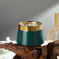 Bougie en cire de soja d'aromathérapie simple européenne pour la maison, petite décoration de table fraîche et créative pour les bars romantiques de Thanksgiving Diwali