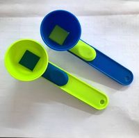 Cuillère doseuse de camping étanche avec finition miroir, tube entonnoir créatif en plastique ABS, cuillère coulissante pour protéines en poudre 10 ml