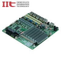 Pare-feu Celeron J1900, carte mère ITX-M9F, boîtier 1U, 4 ports LAN, prise en charge Pfsense/ROS/Linux, débit de 1 Gbps, VPN filaire/sans fil