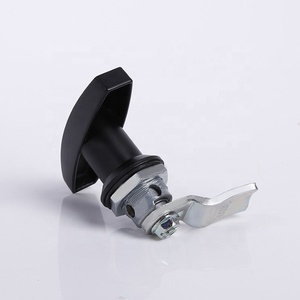 MS324-2 công nghiệp kim loại điện tủ mạ xử lý khóa với chìa khóa sáng chrome đen 35-50mm 65-75mm nhựa + sắt - Product Image 3