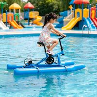 Vélo aquatique plat pour enfants, style SUP, ponton flottant plat, cadre en aluminium, tourisme, rangement facile, produit par Lumark en Chine