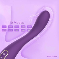 Vibrateur point G, design ergonomique incurvé, 10 modes, moteur silencieux, charge magnétique USB, masseur pour femmes, certifié CE RoHS