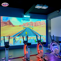 Simulador de Ciclismo AR, Proyector Interactivo para Bicicletas, Solución Interactiva Llave en Mano para Centros de Juego Interactivos