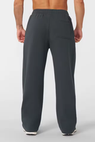 Pantalon de jogging empilé pour homme, 360 GSM, épais, doublé polaire lavé, chaud, taille élastique, avec logo personnalisé, usine OEM