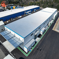 Bâtiments à structure métallique, atelier à structure métallique haute résistance pour le stockage logistique de marchandises en vrac industrielles