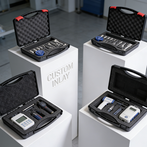 Maletín <span class=keywords><strong>de</strong></span> Plástico para <span class=keywords><strong>Herramientas</strong></span>, <span class=keywords><strong>Caja</strong></span> <span class=keywords><strong>de</strong></span> Plástico para Equipos con Esponja Antichoque - Product Image 5