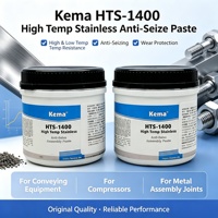 Pâte anti-adhérente haute température en acier inoxydable Kema HTS-1400 -180~1200 ℃   Protection anti-galling pour boulons et brides en acier inoxydable