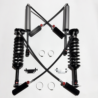 Amortisseur à azote réglable bidirectionnel avec réservoir externe, noir, pour suspension de 2 pouces de hauteur, compatible Ford F150