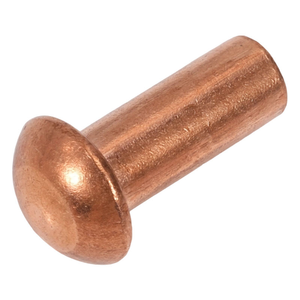 Remaches de Cobre Puro M1.5 M2 M2.5 M3 M4 M5 M6 M8, Remaches de Cabeza Redonda, Remaches de Cobre Suave para Martillo, Conectores Eléctricos - Product Image 1