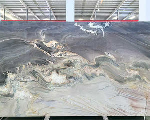 Encimera de pared con características interiores de diseño personalizado, piedra de cuero Natural, púrpura, verde, lila, <span class=keywords><strong>Aquarella</strong></span>, cuarcita pulida, resistente al agua - Product Image 4