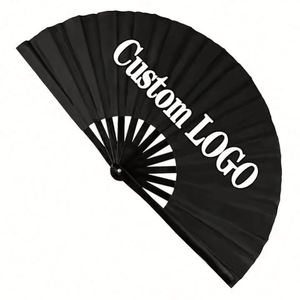 Abanico de Bambú Personalizado con Arte Folclórico, Abanico de Madera Pintado a Mano, Regalo Promocional - Product Image 5
