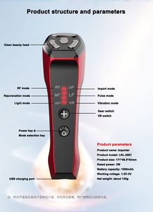 Convenient facial eye cosmetic instrument to lift and pull light lines under the eye bags black eye massager - Product Image 4