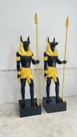 Statues et sculptures d'Anubis pharaon égyptien pour l'intérieur