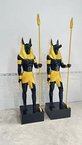Estatuas y Esculturas de Anubis Faraón <span class=keywords><strong>Egipcio</strong></span> para Interiores - Product Image 5
