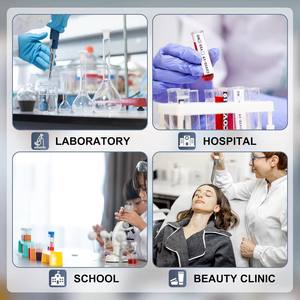 צנטריפוגה מעבדתית 2026, 4000 סל\\\"ד, 800D, תזמון, מהירות נמוכה לשימוש יופי, מבנה פלסטיק+מתכת, ניידת עם תקע - Product Image 6