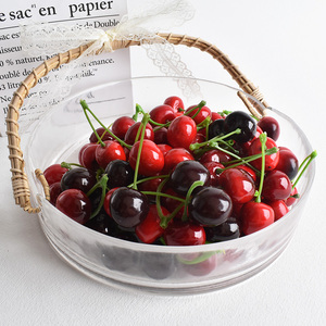 Vente en gros de modèles de cerises artificielles rouges et jaunes pour Noël et Thanksgiving - Product Image 6