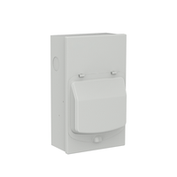 Boîtier de commande électrique modulaire en acier de style britannique pour disjoncteurs MCCB, 10, 18 ou 24 voies, pour montage extérieur ou intérieur, OEM