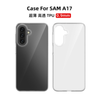 Grosir penutup telepon seluler transparan Tpu casing telepon seluler bening untuk Samsung Galaxy A17