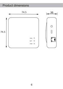 Kanontec K-TAP KNX cổng máy chủ phụ kiện graffiti điểm truy cập không dây được sử dụng có thể kết nối graffiti thiết bị không dây ABS - Product Image 4
