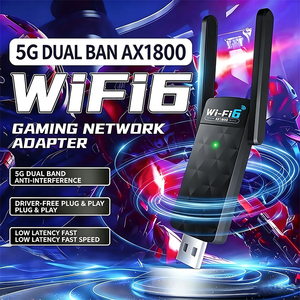 IFA02 AX1800 อะแดปเตอร์ USB แบบดูอัลแบนด์ WiFi6 การ์ดเครือข่ายไร้สายความเร็วสูง 5.8G - Product Image 5