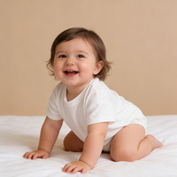 Pyjama bébé nouveau-né en coton doux personnalisé, combinaison à manches courtes, combinaison à bulles, combinaison d'été pour bébé fille et garçon