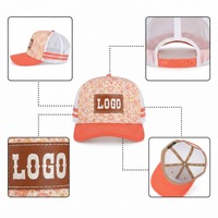 Gorra Trucker Estilo Retro 2026 al por Mayor con Malla Transpirable y Dos Rayas, Parche Bordado Personalizado, Exportación