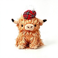 Peluche Vache des Highlands Personnalisée OEM ODM, Rembourrée en Coton PP, Super Douce, 25cm, Animal en Peluche de Dessin Animé Personnalisé, Vente en Gros, Cadeau