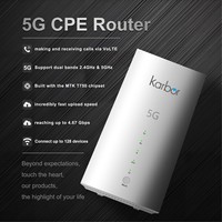 Enrutador Karbor B70 5g SIM 3000Mbps 5G CPE WIFI6 Puerto Gigabit enrutador WiFi enrutador de módem 5g con ranura para tarjeta SIM