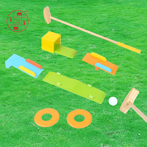 2023 Top Seller Handmade Wooden Golf Outdoor Games for Kids Crazy Golf Ball Games for Kids Playing Game Set for Kids - Product Image 6
