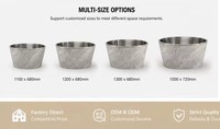 Baignoire autoportante de luxe en acier inoxydable, ovale et moderne, pour la maison, l'hôtel, le spa, salle de bain, usine OEM ODM