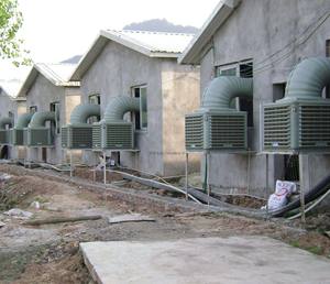 Elektrik AC destekli atölye pencere kurulumu evaporatif HAVA SOĞUTUCU soğutma sistemi ile yeni durum oteller kanal montajı - Product Image 3