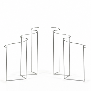 Grande Arco a S Graduato in Ferro per Sfondo Matrimoniale, Coppia di Telai Personalizzabili per Dimensioni e Colore, Decorazione per Palcoscenico - Product Image 2