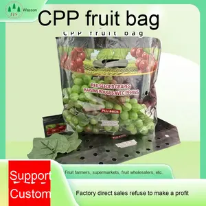 Özel baskılı OPP plastik meyve çanta asılı delik süpermarket ambalaj çiftçi toptan özel özel Logo içeren - Product Image 4