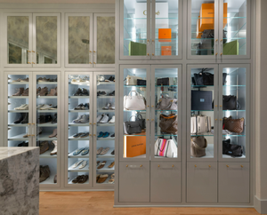 HangZhou Vermont Italian Luxury Glass Door Wardrobe Walk in <strong>Closet</strong> Living Room Furniture With <strong>Big</strong> Island Bedroom Design - Product Image 5