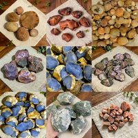 qualité supérieure Géode Bleu Dentelle Agate Pierre Brute Reiki Chakra Méditation Décor Pierre De Cristal pour La Décoration