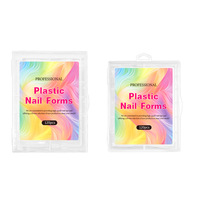 Moldes para Extensión de Uñas de Marca Personalizada en Oferta, Venta al por Mayor de Fábrica, 26 Estilos, Moldes de Construcción Rápida de ABS, 120 Piezas/caja, Aprobación CE